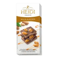 Heidi Ciocolata 100 g lapte cu migdale intregi caramelizate