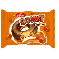 Donut cu umplutura de caramela 35g