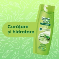 Шампунь Wash&Go для сухих волос с алоэ вера, 400 мл - thumbs image 2