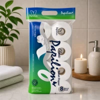 Туалетная бумага двухслойная Papilion Classic 8 рулонов - thumbs image 3