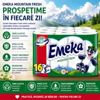Emeka Hartie igienica, 3 straturi, 16 role Mountain Fresh - thumbs image 2