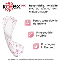 Ежедневные гигиенические прокладки Kotex Normal Deo 56 шт - thumbs image 2