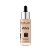 Инновационная жидкая тональная основа Eveline Liquid Control №015 Light Vanilla 32 мл