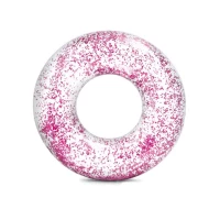 Colac gonflabil de înot Sparkling Glitter, 107×27 cm, max. 100 kg, 9+ ani, Intex (56274)