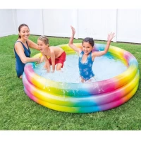 Надувной детский бассейн Rainbow Ombre 168×38 см, 581 л, от 2 лет, Intex (58449)¶ - thumbs image 2