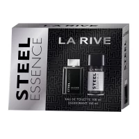 Set La Rive Man Steel Essence (apa de toalete 100ml+deo 150cm3)