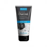 Beauty Formulas Scrub facial cu cărbune 150ml