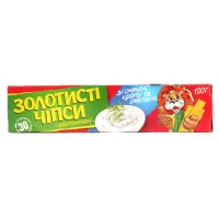 Чипсы Жайвир Золотистые Укроп со сметаной, 100г