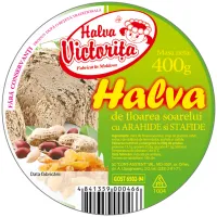 Victorita Halva de Floarea soarelui cu stafide si arahide 400 g