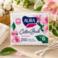 Ватные палочки биоразлагаемые Aura BioDegradable Eco 200 шт - thumbs image 2
