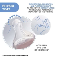Соска силиконовая быстрый поток Chicco Physio 4m+, 2 шт - thumbs image 3