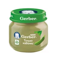 Пюре Gerber Кабачки (4+ мес.), 80 г - thumbs image 1