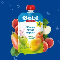 Bebi Premium Piure din mere-pere-piersic 90g - thumbs image 2