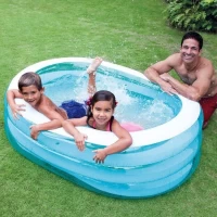 Piscina gonflabila pentru copii Prietenii marii 163x107x46 cm, 238L - thumbs image 4