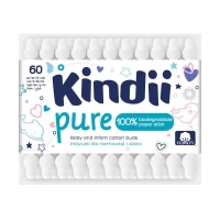 Kindii Pure Baby Betisoare de urechi 60 buc
