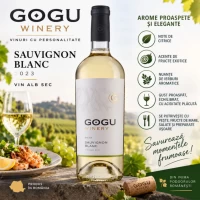 Gogu Vin Sauvignon Blanc alb sec BIO 2024 0,75 l - thumbs image 2