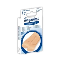Plasturi impermeabili Megaplast diverse dimensiuni, 20 bucati Classic 7x2cm