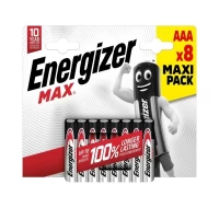 Щелочная батарейка Energizer Max AAA 1.5В 8 шт