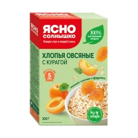 Iasno Solnishko Fulgi de ovaz cu caise 300g