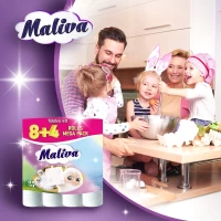 Maliva Полотенца кухонные 8+4 рул 3 слоя - thumbs image 2