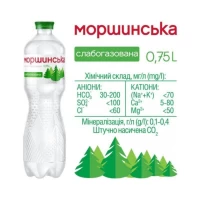 Вода минеральная Моршинская слабогазированная 750 мл - thumbs image 2