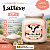 Smantana fermentata Lattese 20%, 360 gr - thumbs image 2