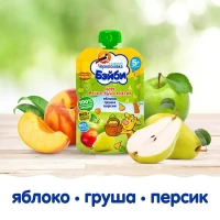 Chernogolovka Piure Salata Fructe, Mar, Para, Piersica (5 luni) 85g - thumbs image 4