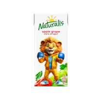 Naturalis suc de mere si struguri 200 ml