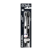 Normal Clinic Зубная щетка Black& White 2 шт