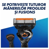 Gillette Rezerve aparat de ras Fusion ProGlide Power 4 buc - thumbs image 5