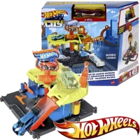 Set de joaca City Downtown Spalatorie auto Express Hot Wheels Hot - thumbs image 2