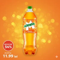Mirinda Bautura carbogazoasa cu gust de portocale 1,25 l
