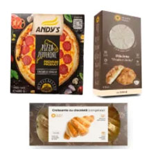 Pizza & patiserie congelate