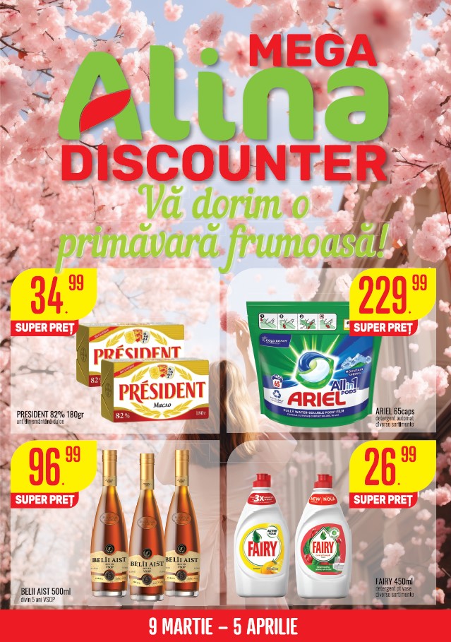 Catalogul Mega Alina Discounter – Martie