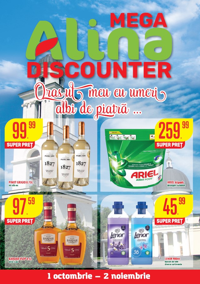 Catalogul Mega Alina Discounter – Octombrie