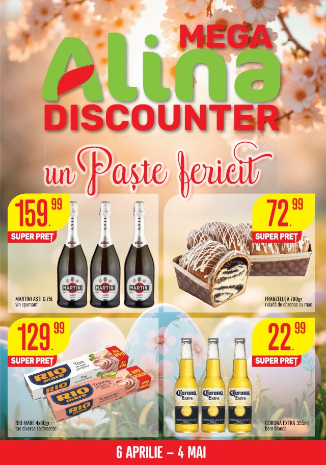 Catalogul Mega Alina Discounter – Aprilie