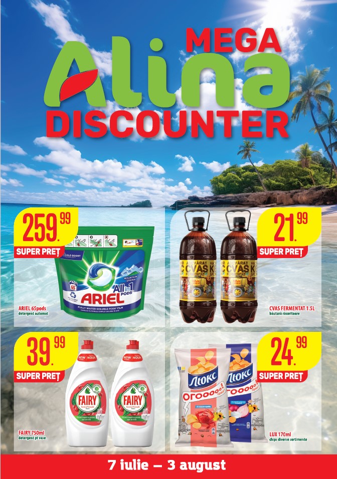 Catalog Mega Alina Discounter – Iulie